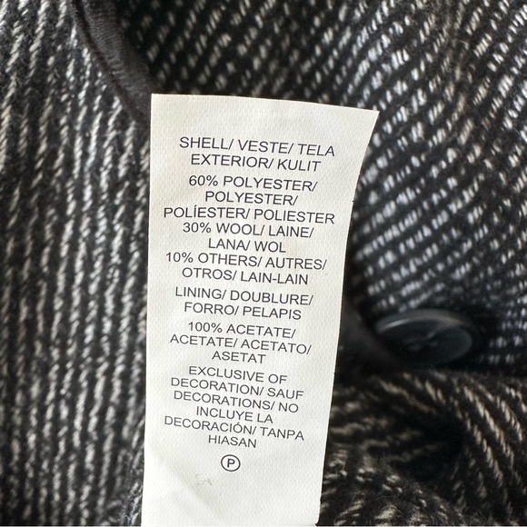 LUCKY Brand-Wool Blend Double Pocket/Double Breasted Short Medium Weight Jacket - Picture 9 of 10